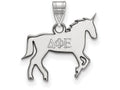 LogoArt Sterling Silver Delta Phi Epsilon Small Pendant Necklace