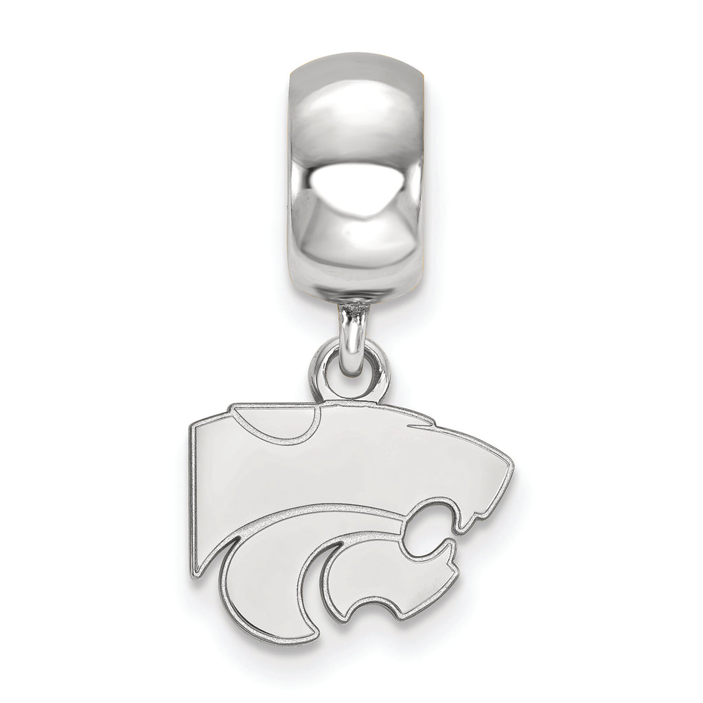 LogoArt Sterling Silver Kansas State University Bead Charm Charm Xs Dangle Bead Charm