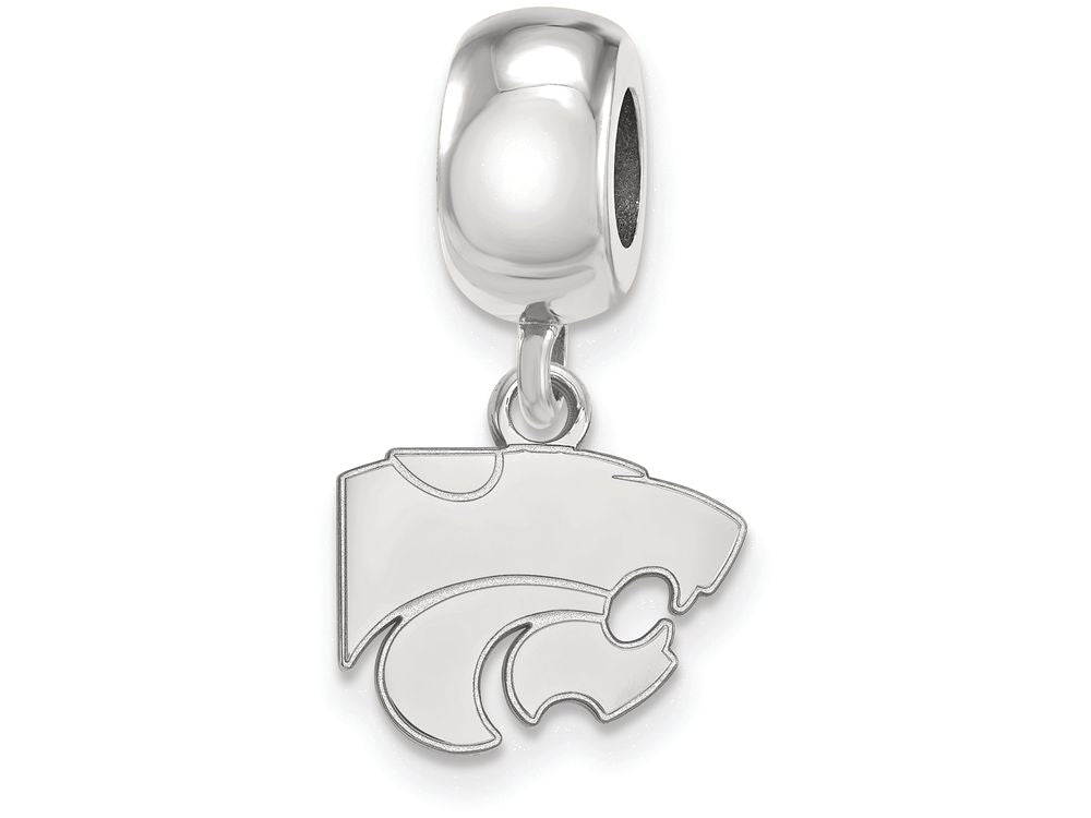 LogoArt Sterling Silver Kansas State University Bead Charm Charm Xs Dangle Bead Charm