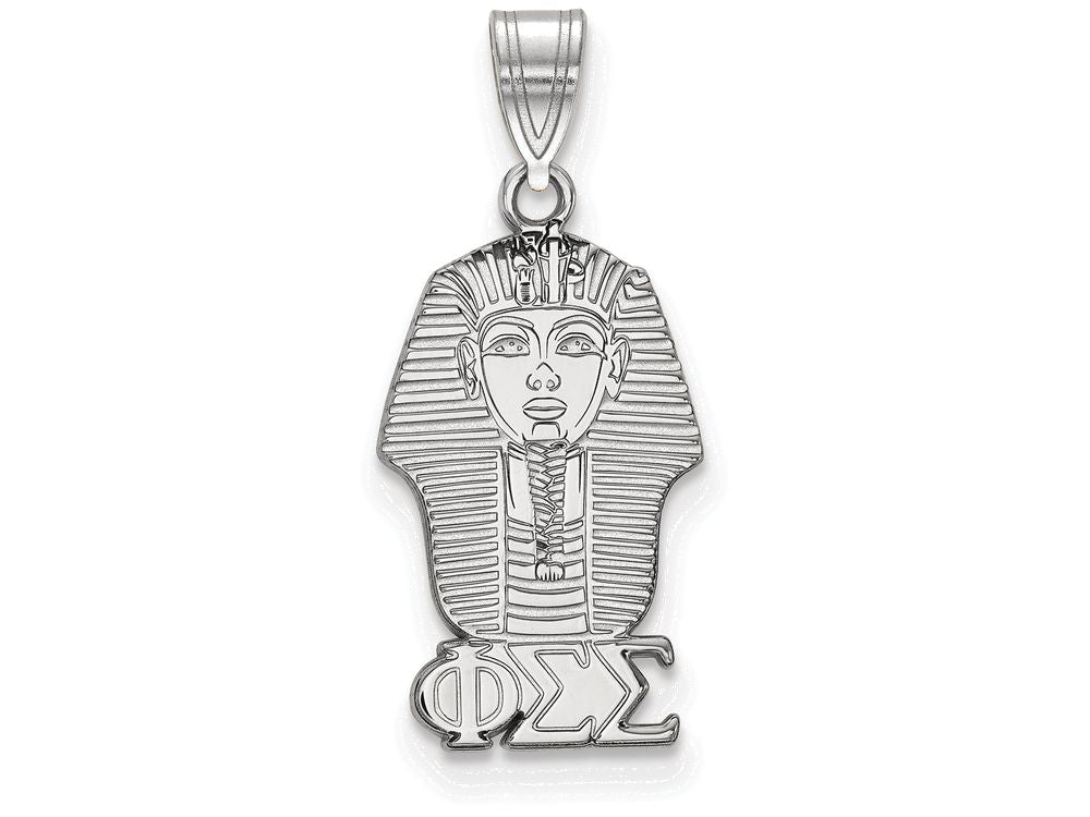 LogoArt Sterling Silver Phi Sigma Sigma Small Pendant Necklace