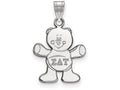 LogoArt Sterling Silver Sigma Delta Tau Small Pendant Necklace