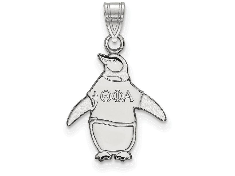 LogoArt Sterling Silver Theta Phi Alpha Small Pendant Necklace
