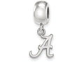 LogoArt Sterling Silver University Of Alabama Bead Charm Charm Xs Dangle Bead Charm