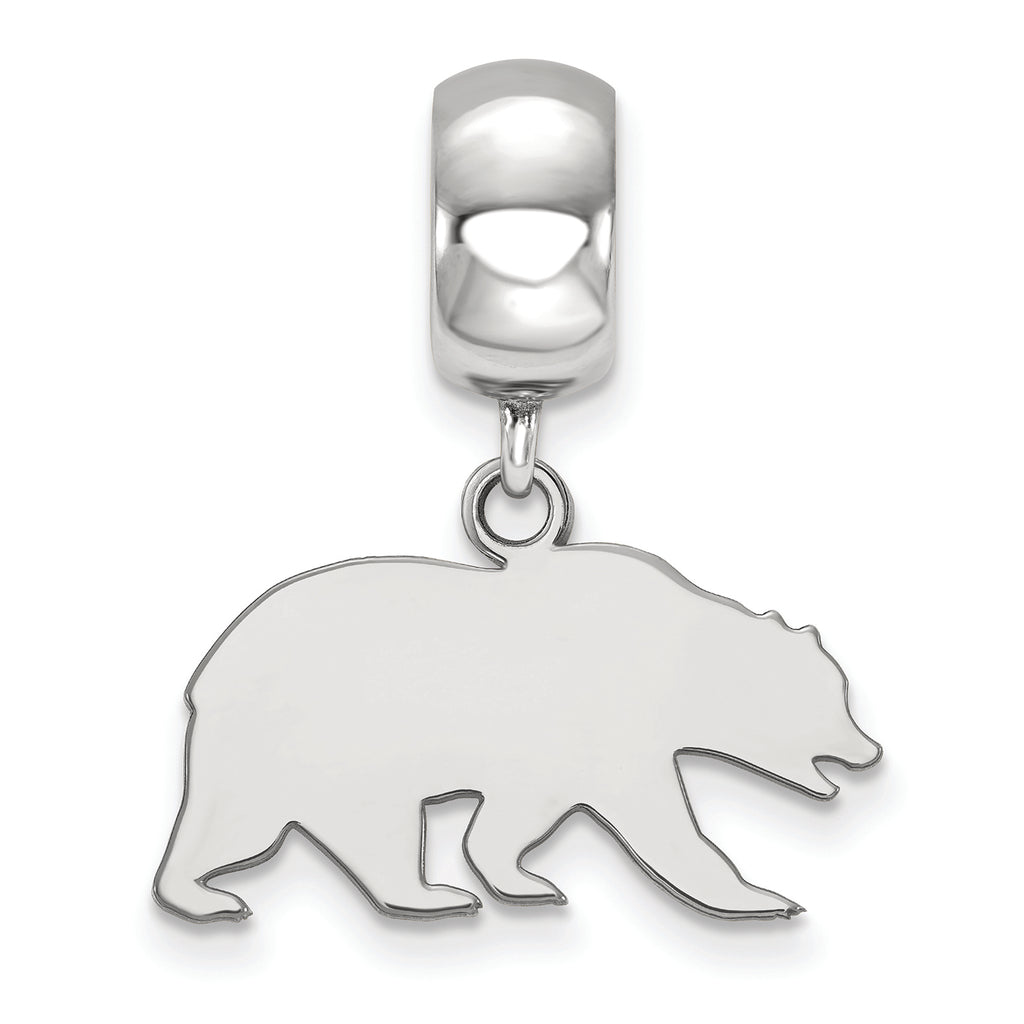 LogoArt Sterling Silver University Of California Berkeley Bead Charm Charm Small Dangle Bead Charm