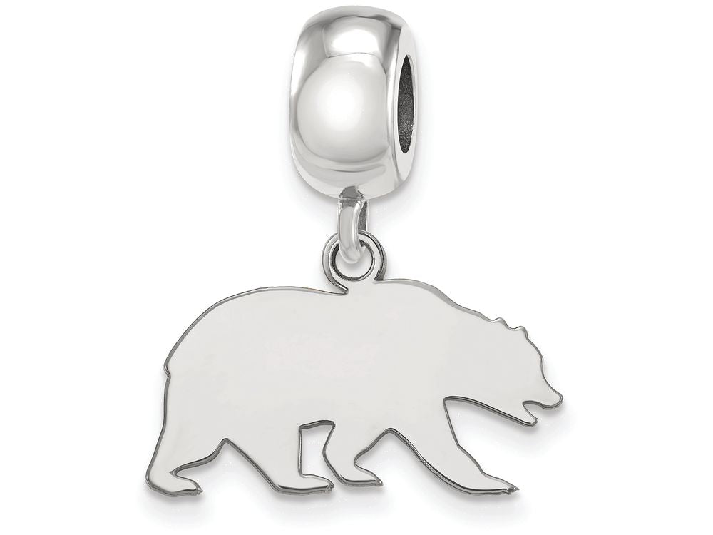 LogoArt Sterling Silver University Of California Berkeley Bead Charm Charm Small Dangle Bead Charm