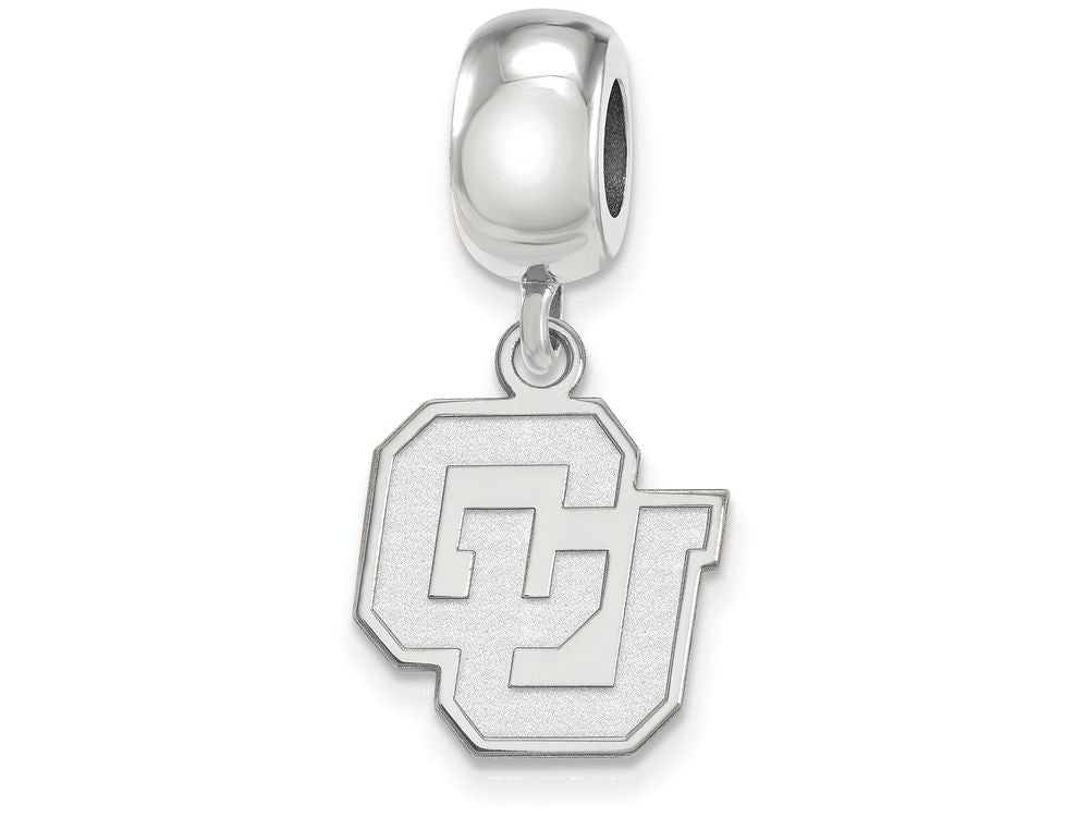 LogoArt Sterling Silver University Of Colorado Bead Charm Charm Small Dangle Bead Charm