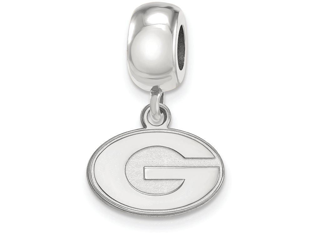 LogoArt Sterling Silver University Of Georgia Bead Charm Charm Xs Dangle Bead Charm