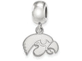 LogoArt Sterling Silver University Of Iowa Bead Charm Charm Xs Dangle Bead Charm