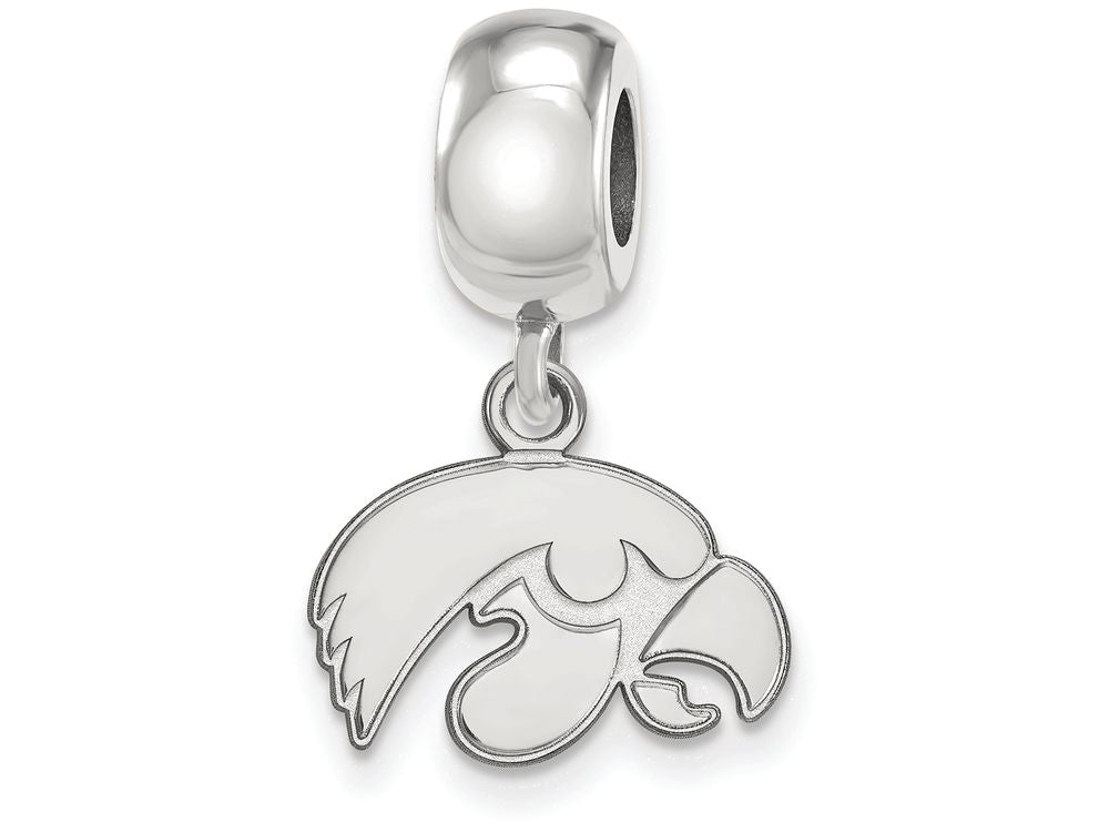 LogoArt Sterling Silver University Of Iowa Bead Charm Charm Xs Dangle Bead Charm