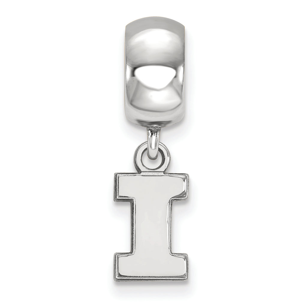 LogoArt Sterling Silver University Of Illinois Bead Charm Charm Xs Dangle Bead Charm