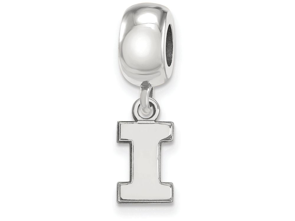 LogoArt Sterling Silver University Of Illinois Bead Charm Charm Xs Dangle Bead Charm