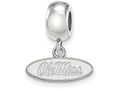 LogoArt Sterling Silver University Of Mississippi Bead Charm Charm Xs Dangle Bead Charm