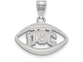 Logoart 925 Sterling Silver University Of Southern California Pendant In Football