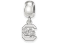 LogoArt Sterling Silver University Of South Carolina Bead Charm Charm Xs Dangle Bead Charm