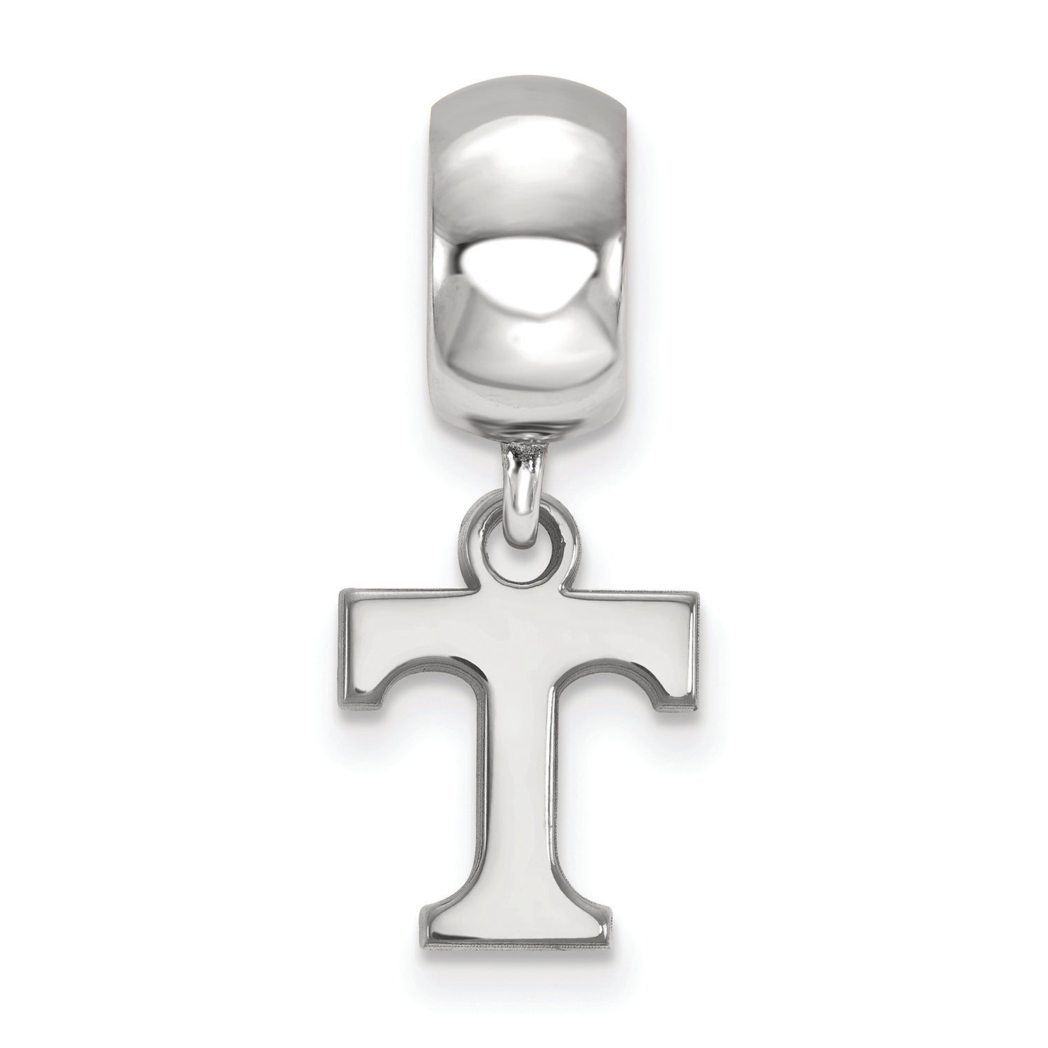 LogoArt Sterling Silver University Of Tennessee Bead Charm Charm Xs Dangle Bead Charm