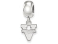 LogoArt Sterling Silver University Of Virginia Bead Charm Charm Xs Dangle Bead Charm