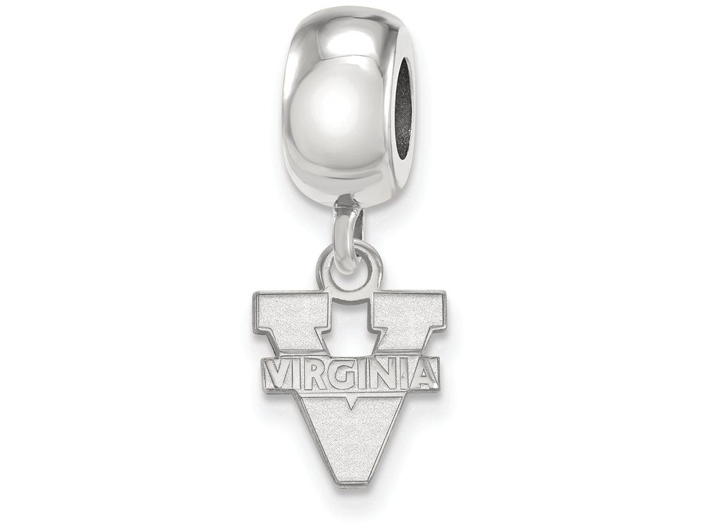 LogoArt Sterling Silver University Of Virginia Bead Charm Charm Xs Dangle Bead Charm
