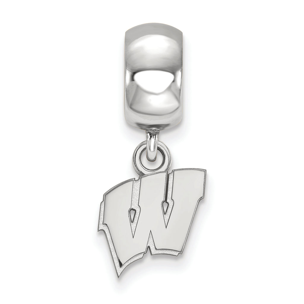 LogoArt Sterling Silver University Of Wisconsin Bead Charm Charm Xs Dangle Bead Charm