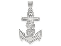 LogoArt Sterling Silver Alpha Sigma Tau Medium Pendant Necklace