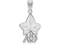 LogoArt Sterling Silver Alpha Phi Medium Pendant Necklace