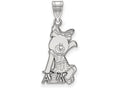 LogoArt Sterling Silver Alpha Xi Delta Medium Pendant Necklace