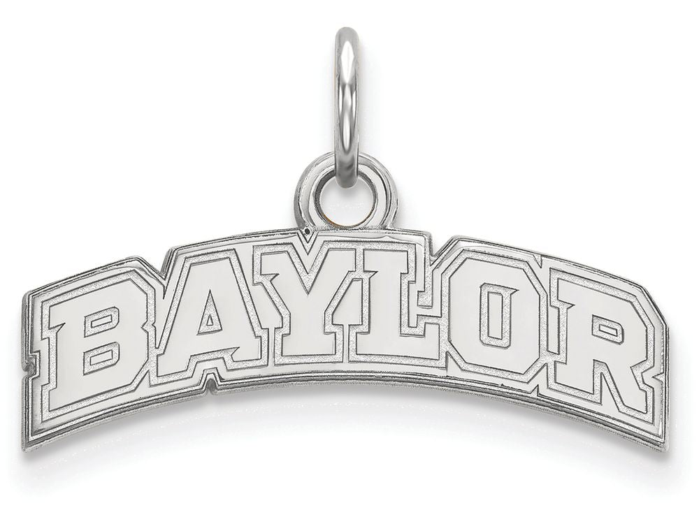 LogoArt Sterling Silver Baylor University Xs Pendant Necklace