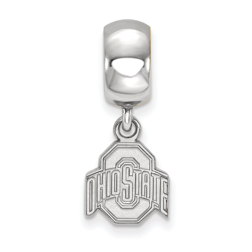 LogoArt Sterling Silver Ohio State University Bead Charm Charm Xs Dangle Bead Charm