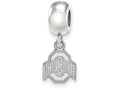 LogoArt Sterling Silver Ohio State University Bead Charm Charm Xs Dangle Bead Charm