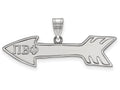 LogoArt Sterling Silver Pi Beta Phi Medium Pendant Necklace