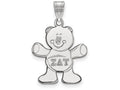 LogoArt Sterling Silver Sigma Delta Tau Medium Pendant Necklace