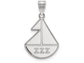 LogoArt Sterling Silver Sigma Sigma Sigma Medium Pendant Necklace