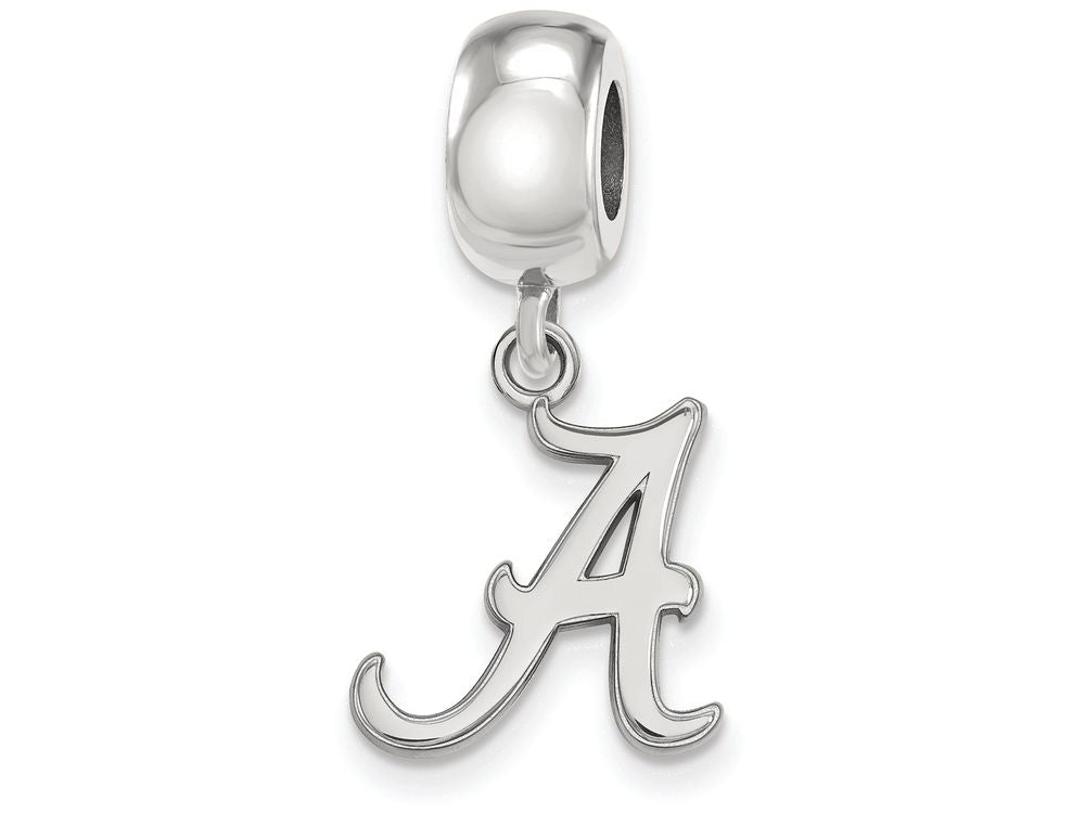 LogoArt Sterling Silver University Of Alabama Bead Charm Charm Small Dangle Bead Charm