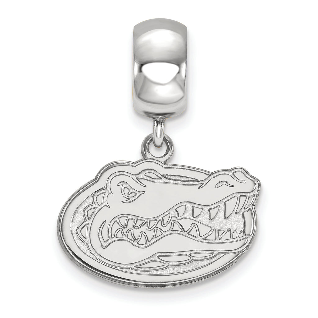 LogoArt Sterling Silver University Of Florida Bead Charm Charm Small Dangle Bead Charm