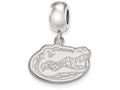 LogoArt Sterling Silver University Of Florida Bead Charm Charm Small Dangle Bead Charm
