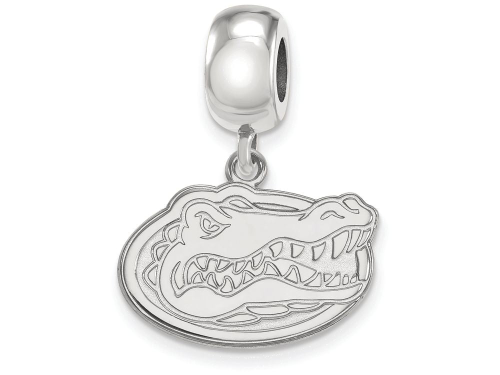 LogoArt Sterling Silver University Of Florida Bead Charm Charm Small Dangle Bead Charm