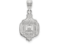 LogoArt Sterling Silver Navy Large Crest Pendant Necklace