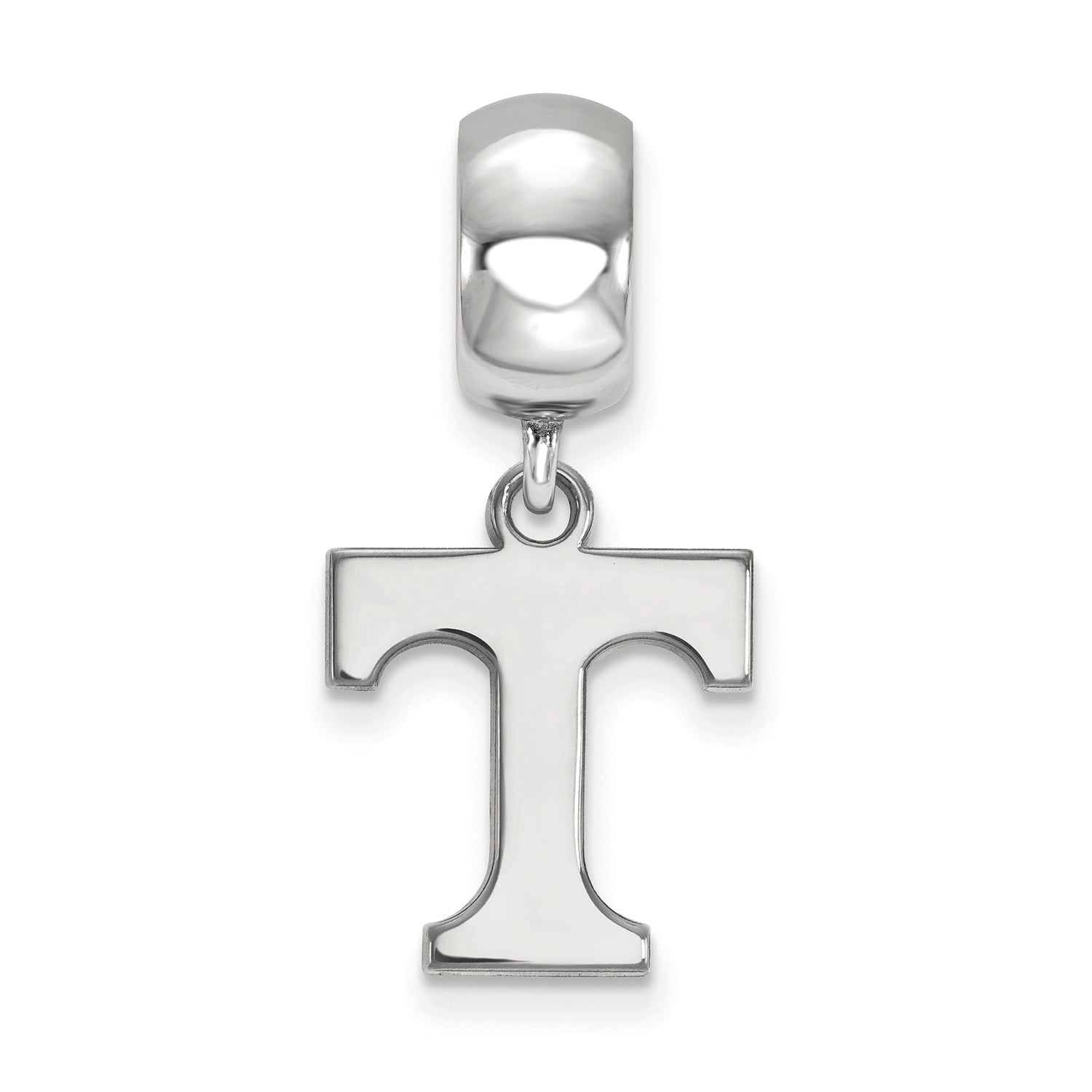 LogoArt Sterling Silver University Of Tennessee Bead Charm Charm Small Dangle Bead Charm