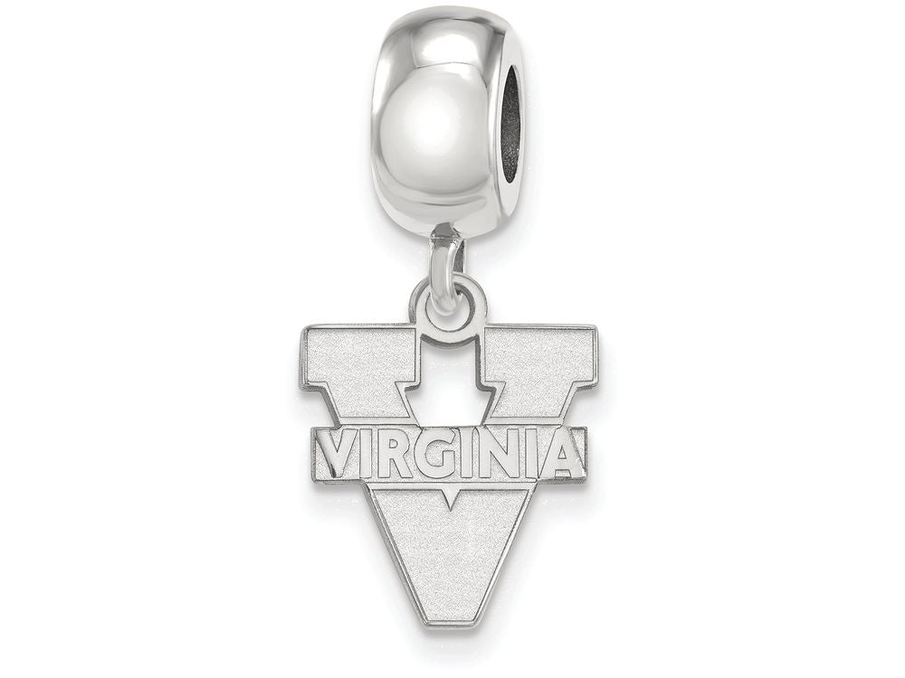 LogoArt Sterling Silver University Of Virginia Bead Charm Charm Small Dangle Bead Charm