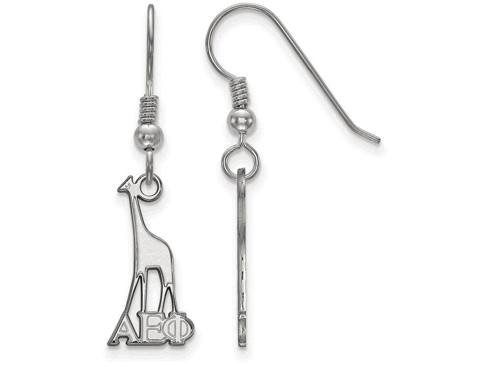 LogoArt Sterling Silver Alpha Epsilon Phi Medium Dangle Earrings