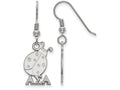 LogoArt Sterling Silver Alpha Sigma Alpha Medium Dangle Earrings