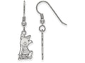 LogoArt Sterling Silver Alpha Xi Delta Medium Dangle Earrings