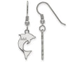 LogoArt Sterling Silver Delta Delta Delta Medium Dangle Earrings