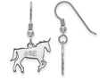 LogoArt Sterling Silver Delta Phi Epsilon Medium Dangle Earrings