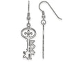 LogoArt Sterling Silver Kappa Kappa Gamma Medium Dangle Earrings