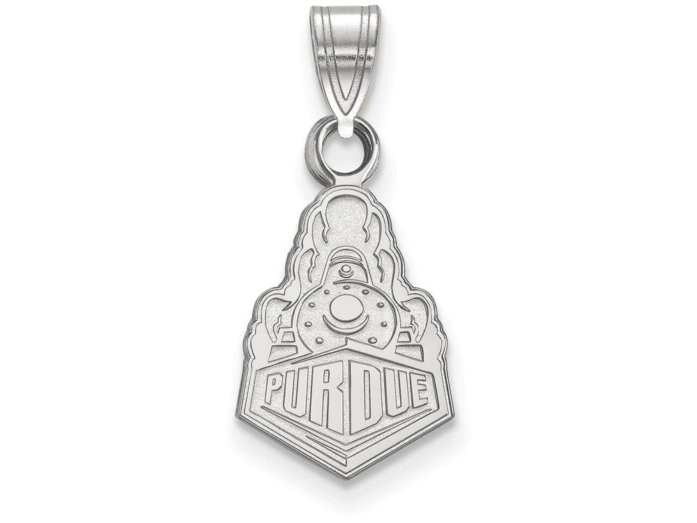 LogoArt Sterling Silver Purdue Small Pendant Necklace