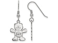 LogoArt Sterling Silver Sigma Delta Tau Medium Dangle Earrings