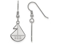 LogoArt Sterling Silver Sigma Sigma Sigma Medium Dangle Earrings