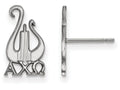 LogoArt Sterling Silver Alpha Chi Omega Extra Small Post Earrings