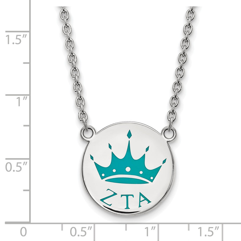 LogoArt Sterling Silver Chicago Blackhawks Small Pendant Necklace