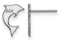 LogoArt Sterling Silver Delta Delta Delta Extra Small Post Earrings